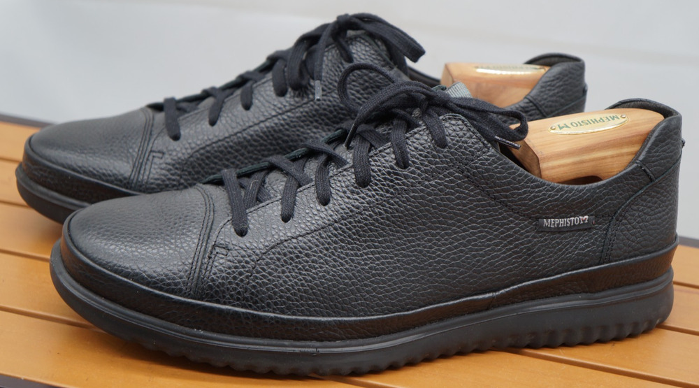 Mephisto Men's -Black 1300/00 With Black SoleThomas Sneakers Size 11.5